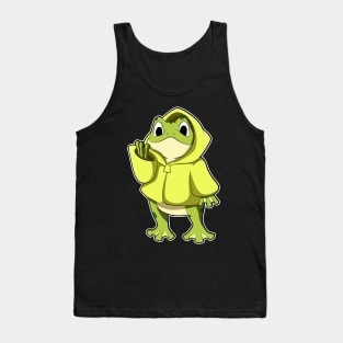 Frog with Raincoat Tank Top
